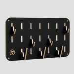 Medium Sort-It Slot Panel and Hooks Angle View 763.5mm x 430mm
