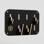 XSmall Sort-It Slot Panel and Hooks Angle View 448.5mm x 300mm