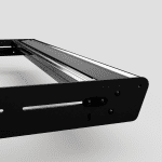 TraxRaxk PRO roof rack RENDER rear roller view 2