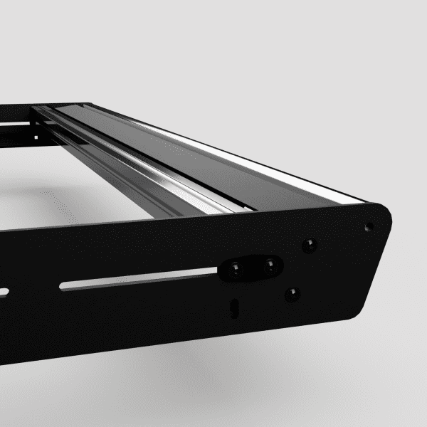 TraxRaxk PRO roof rack RENDER rear roller view 2