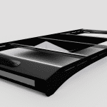 TraxRaxk PRO roof rack RENDER side view solar panels 2