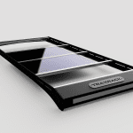 TraxRaxk PRO roof rack RENDER side view with solar panels