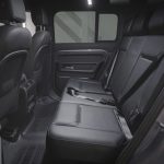 Land Rover Defender 110 Seat in Black Leather Side view