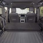 Land Rover Defender 110 Seat in Black Leather rear view down